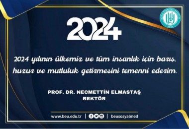 Rektör Elmastaş'ın Yeni Yıl Mesajı