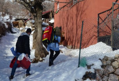 Bitlis’teki 85 Yaş ve Üstü Vatandaşlar Evlerinde Aşılanıyor