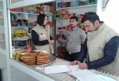 Tatvan’daki okulların kantin ve yemekhaneleri denetlendi