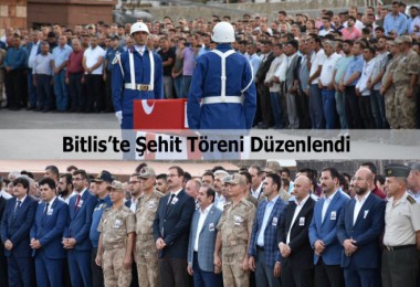 Şehit Binbaşı Zafer Akkuş için Bitlis’te tören düzenlendi