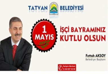 Başkan Aksoy’un “1 Mayıs İşçi Bayramı” mesajı