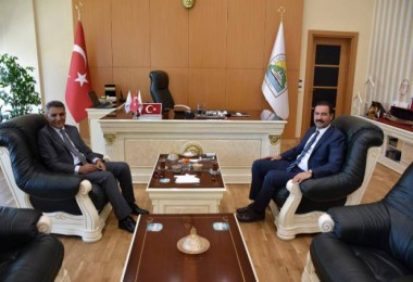 Kaymakam Özkan’dan Başkan Geylani'ye ziyaret