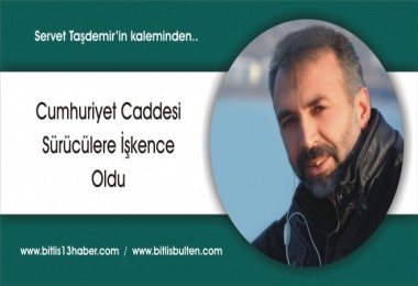 Cumhuriyet Caddesi Sürücülere İşkence Oldu