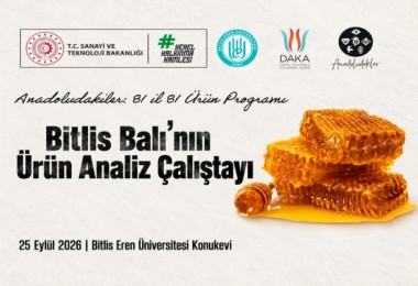Bitlis Balının Geleceği Çalıştayda Ele Alınacak