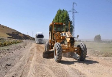 Günkırı’da yol yapım çalışmaları