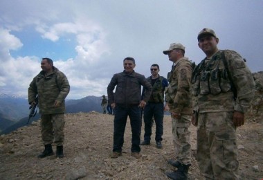 Kaymakam Özkan’dan askeri üs bölgesine ziyaret