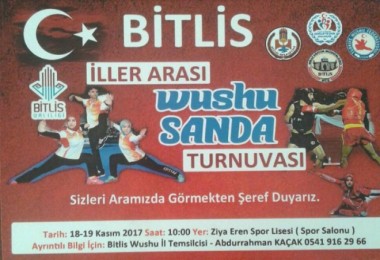 Bitlis’te Wushu turnuvası yapılacak