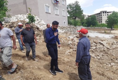 Başkan Tanğlay, Çalışmaları Yerinde İnceledi