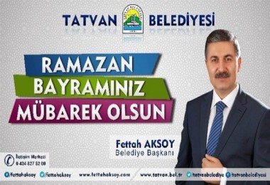 Başkan Aksoy'un “Ramazan Bayramı” mesajı