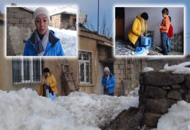 Kış şartlarına rağmen Tatvan’a bağlı köylerde gezici sağlık hizmeti devam ediyor