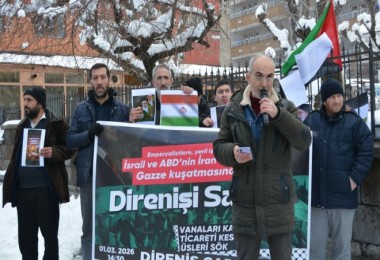 ABD ve İsrail'in İran'a Yönelik Saldırıları Protesto Edildi