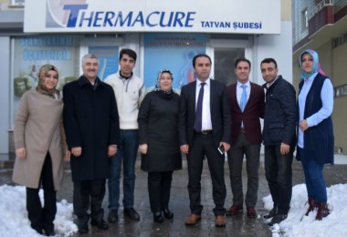 Kaymakam Erkan termal ve sağlık merkezini ziyaret etti