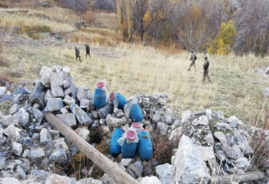 Bitlis’te terör örgütüne ait malzeme ele geçirildi