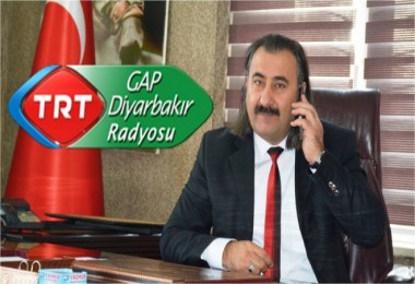 İMO Bitlis Temsilcisi Cengiz Şahin, TRT GAP Diyarbakır Radyosu’na konuk oldu