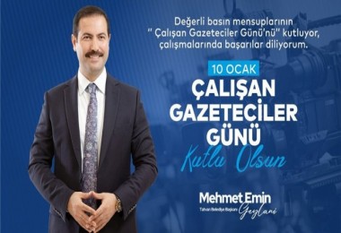Başkan Geylani'nin ‘10 Ocak Çalışan Gazeteciler Günü’ Mesajı