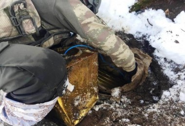 Bitlis’te 200 kilogram patlayıcı imha edildi