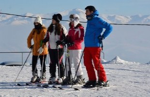 Kayak severler Nemrut’a akın etti